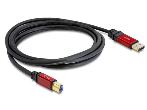 KABEL USB-A(M)->USB-B(M) 3.0 5M CZARNY PREMIUM DELOCK