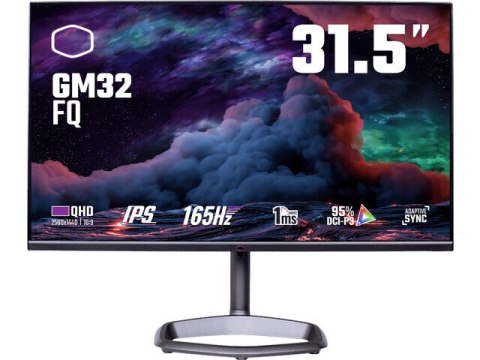 MONITOR COOLER MASTER GM32-FQ 31.5" 165HZ QHD 1MS FREESYNC (PO TESTACH)