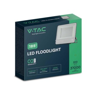 Projektor LED V-TAC 200W 185Lm/W Czarny VT-44205 4000K 37000lm