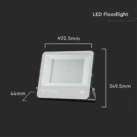 Projektor LED V-TAC 200W 185Lm/W Czarny VT-44205 4000K 37000lm