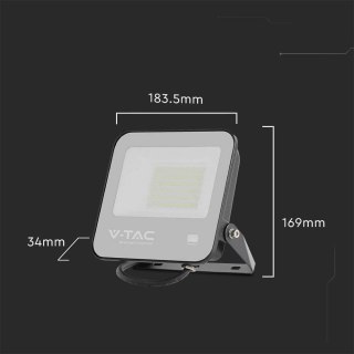 Projektor LED V-TAC 50W 135Lm/W SAMSUNG CHIP Czarny VT-4455 6500K 5740lm 5 Lat Gwarancji