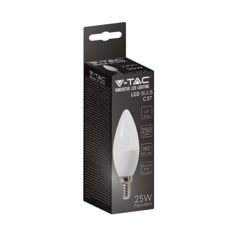 Żarówka LED V-TAC 2,9W E14 Świeczka VT-2323 4000K 250lm