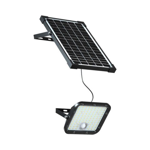 Projektor LED Solarny V-TAC 30W IP65, Pilot Timer, LiFePo 6.4V 6000mA Czarny VT-432 4000K 4800lm