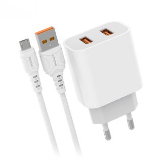 Ładowarka sieciowa microUSB 2400 mA