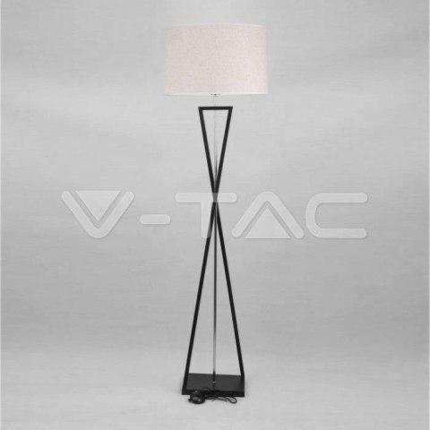 Lampa Podłogowa V-TAC IKS Okrągła Czarna 450x285x1620mm VT-7913 5 Lat Gwarancji