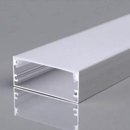 Profil Aluminiowy V-TAC 2mb Anodowany, Klosz Mleczny 20x50mm VT-8206