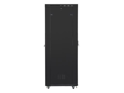 SZAFA INSTALACYJNA RACK STOJĄCA 19" 47U 800X1000 CZARNA DRZWI PERFOROWANE LCD LANBERG (FLAT PACK) V2