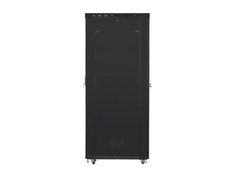 SZAFA INSTALACYJNA RACK STOJĄCA 19" 47U 800X1200 CZARNA DRZWI SZKLANE LCD LANBERG (FLAT PACK) V2