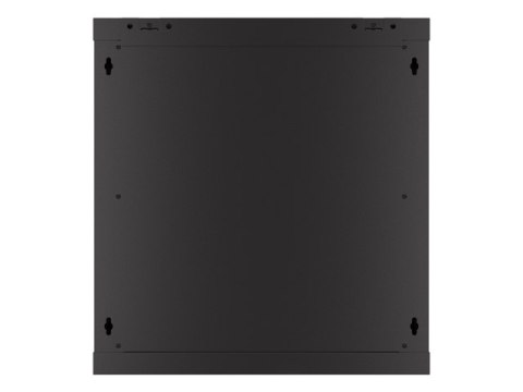SZAFA INSTALACYJNA RACK WISZĄCA 19" 12U 600X450 CZARNA DRZWI PERFOROWANE LANBERG (FLAT PACK)