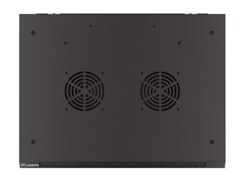 SZAFA INSTALACYJNA RACK WISZĄCA 19" 6U 600X450 CZARNA DRZWI PERFOROWANE LANBERG (FLAT PACK)