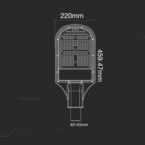 Oprawa Uliczna LED V-TAC SAMSUNG CHIP 100W VT-101ST 6500K 8400lm 3 Lata Gwarancji