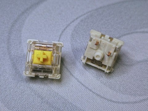 S.CZĘŚĆ SERWISOWA - MECHANICZNE PRZEŁĄCZNIKI GATERON YELLOW PRO DO KLAWIATURY THOR 404 2-PAK