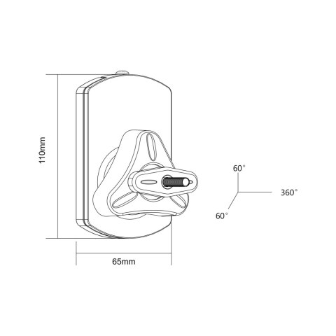 Uchwyt ścienny głośnikowy maksymalne obciążenie 10kg
