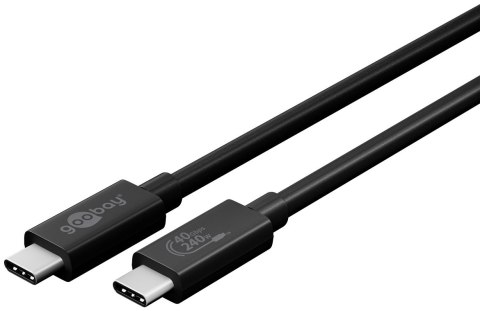 Kabel USB-C USB4 Gen 3x2 40 Gb/s 240W Goobay 0,7m