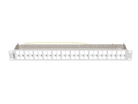 PATCH PANEL PUSTY 48 PORT 1U 19" FTP DO MODUŁÓW KEYSTONE SZARY LANBERG