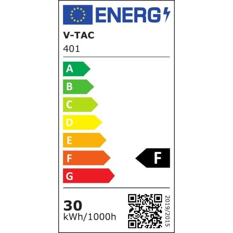 Projektor LED V-TAC 30W SAMSUNG CHIP Czarny VT-30-B 4000K 2400lm 5 Lat Gwarancji