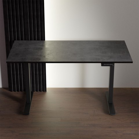 Blat biurka uniwersalny 120x60x1.8cm Kaskada Black