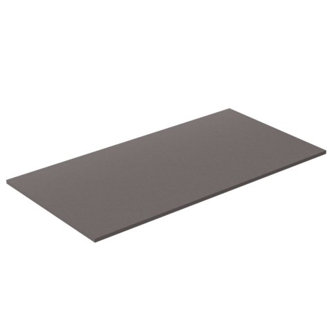 Blat biurka uniwersalny 120x60x1.8cm Tytan srebrny