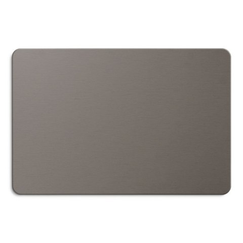 Blat biurka uniwersalny 130x65x1.8cm Tytan srebrny