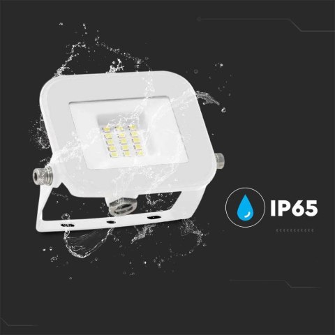 Projektor LED V-TAC 10W SAMSUNG CHIP PRO-S Biały VT-44010 6500K 735lm 5 Lat Gwarancji