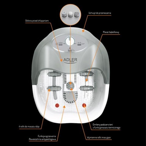 Adler Masażer do pielęgnacji stóp
