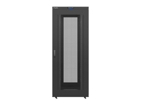 SZAFA INSTALACYJNA RACK STOJĄCA 19" 42U 800X1000 CZARNA DRZWI PERFOROWANE LCD LANBERG (FLAT PACK)