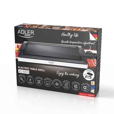 Adler Grill elektryczny stołowy 3000W