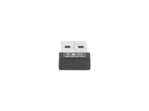 BEZPRZEWODOWA KARTA SIECIOWA WIFI LANBERG NC-0150-WI USB 2.0 N150 1 WEWNĘTRZ (USZKODZONE OPAKOWANIE)