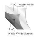 Ekran projekcyjny ramowy 90" cali PVC-PS SPACETRONIK