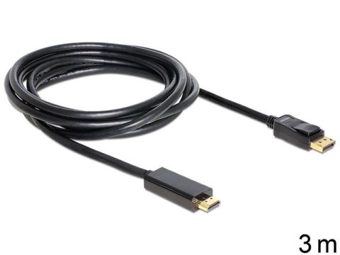 KABEL DISPLAYPORT(M) V1.1->HDMI(M) 3M CZARNY GOLD DELOCK