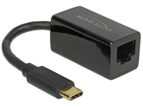KARTA SIECIOWA DELOCK USB-C3.1 1X RJ45 1GB NA KABLU
