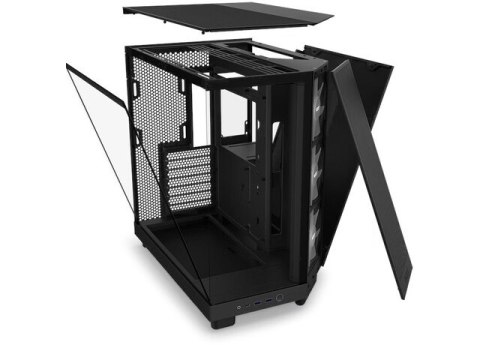 OBUDOWA NZXT H6 FLOW RGB MIDI TOWER Z OKNEM CZARNA