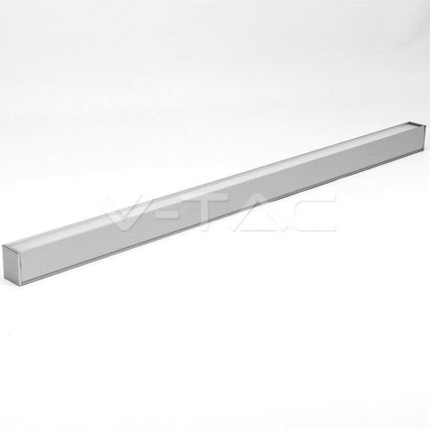 Oprawa V-TAC LED Linear SAMSUNG CHIP 40W Natynk/Zwieszana Do łączenia Srebrna 0-10V 120cm VT-7-43 4000K 3400lm 5 Lat Gwarancji