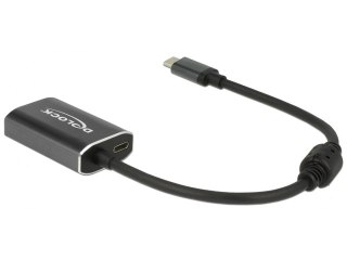 SPLITTER VIDEO DELOCK USB-C->1X HDMI 4K CZARNY