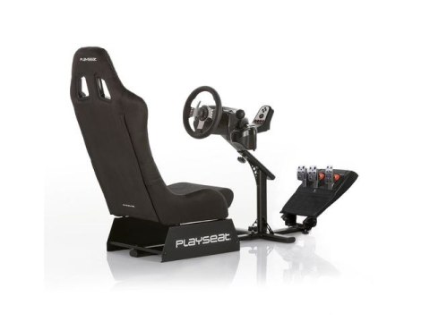 FOTEL GAMINGOWY PLAYSEAT EVOLUTION - RACING SUEDE CZARNY (USZKODZONE OPAKOWANIE)