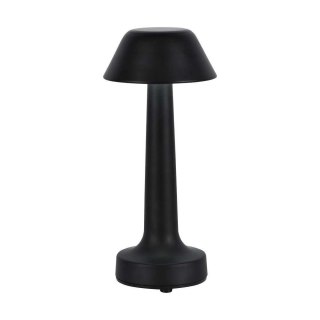 Lampka Biurkowa Nocna V-TAC 2W LED 23cm Ładowanie USB CCT Ściemnianie Czarna VT-7566 3000K-6000K 40lm