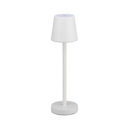 Lampka Biurkowa Nocna V-TAC 3W LED 39cm Ładowanie Ściemnianie Biała VT-7703 4000K 70lm