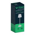 Lampka Biurkowa Nocna V-TAC 4W LED 37cm Ładowanie USB Ściemnianie Biała VT-1034 3000K-6000k 150lm