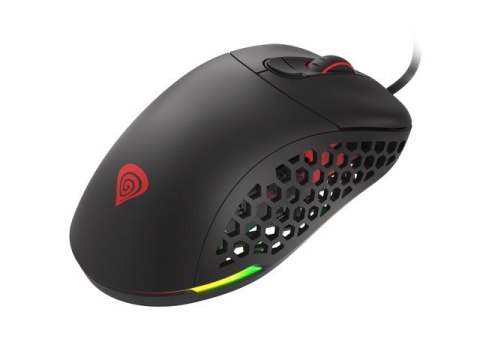 MYSZ DLA GRACZY GENESIS XENON 800 LEKKA 16000DPI RGB CZARNA GAMINGOWA PMW3389 (PO TESTACH)