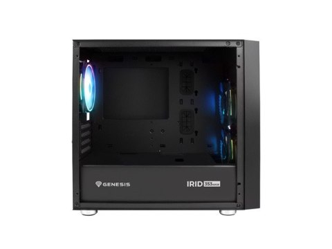 OBUDOWA GENESIS IRID 353 ARGB MATX MINI TOWER Z OKNEM CZARNA (USZKODZONE OPAKOWANIE)