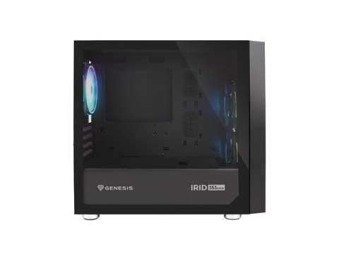 OBUDOWA GENESIS IRID 353 ARGB MATX MINI TOWER Z OKNEM CZARNA (USZKODZONE OPAKOWANIE)