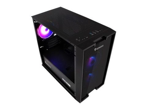 OBUDOWA GENESIS IRID 353 ARGB MATX MINI TOWER Z OKNEM CZARNA (USZKODZONE OPAKOWANIE)