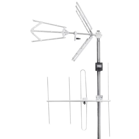 Zestaw antena UHF+VHF H/V diplexer Spacetronik EOS SPACETRONIK