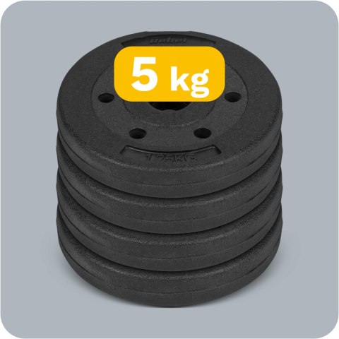 Zestaw obciążeń bitumicznych 4x1.25kg, otwór 31mm, REBEL ACTIVE