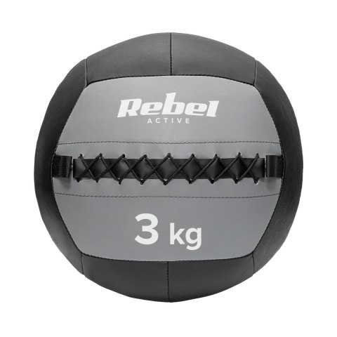 Piłka lekarska do ćwiczeń 3 kg REBEL ACTIVE