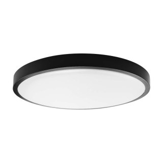 Plafon V-TAC 18W LED Okrągły 25cm Natynkowy IP44 Czarny VT-8618B 4000K 1830lm