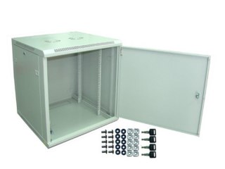 Szafa 19" wisząca PILO 12U 600x600 RAL7035 blacha