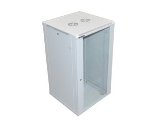 BOWI Szafa 19' wisząca ZETA 22U 600x600 RAL7035 szkło