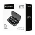 Bezprzewodowe słuchawki douszne z power bankiem Kruger&Matz M19