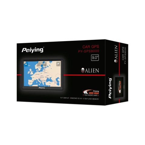 Nawigacja GPS Peiying Alien PY-GPS9000 + Mapa EU